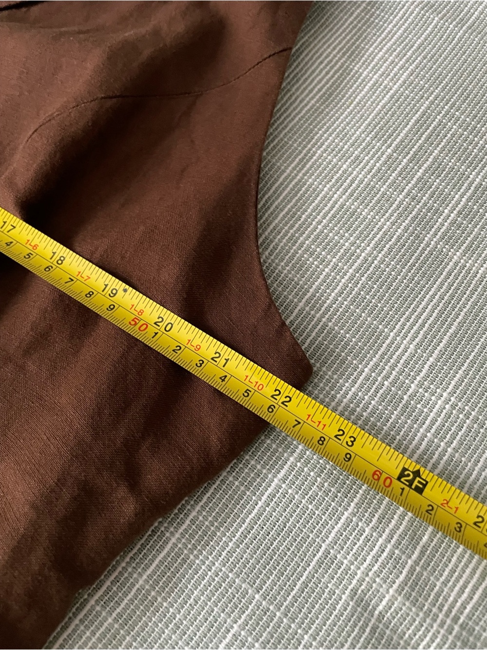 Coldwater Creek Linen Vest, Size L - Picture 5 of 6